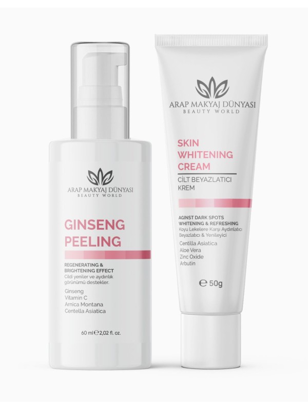 Cit Beyazlatıcı Krem ve Gilseng Peeling Set