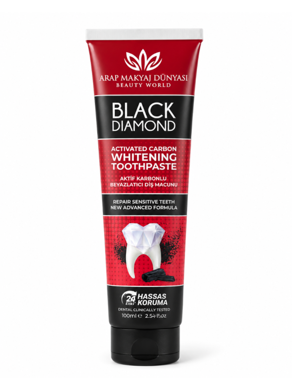 Aktif Karbon Beyazlatıcı Diş Macunu 100 ml