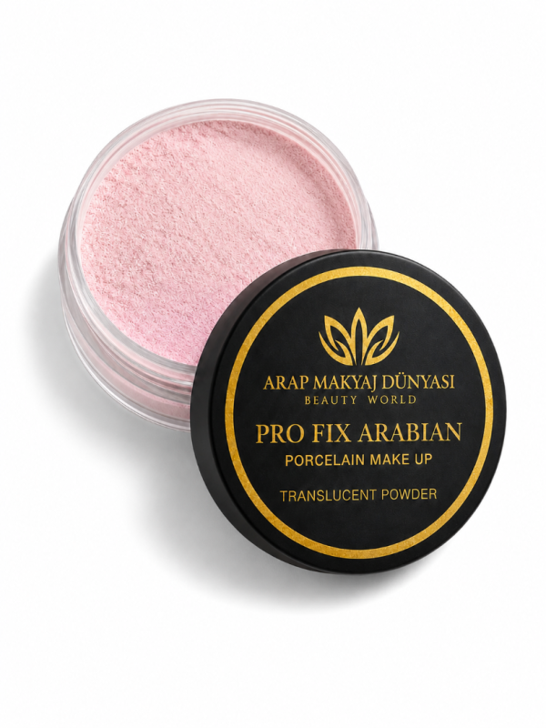 PRO FIX ARABIAN Porcelain Make Up Transparan Pudra - Pembe