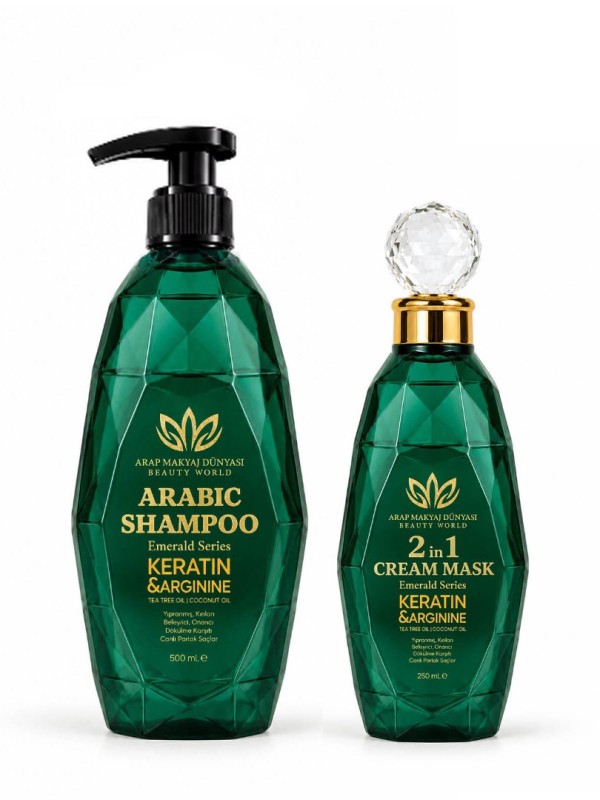 Arap Şampuanı & 2si1 Arada Kremli Maske 2'li Set 