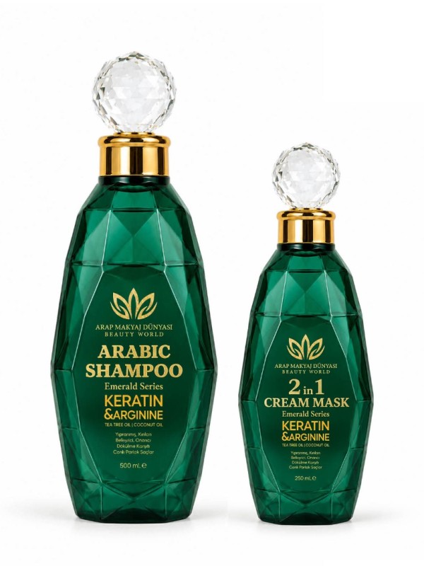 Arap Şampuanı & 2si1 Arada Kremli Maske 2'li Set 